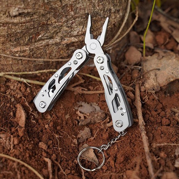 Multi-Purpose Knife Pliers Stainless Steel Folding Tool with Carbon Steel(1 set) - Picture 12 of 12